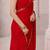 Georgette Saree with Designer Blouse & Golden Lace Border     Party Wear & Wedding Collection