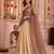Cream Kanchipuram Zari Weaving Lehenga Choli with Dupatta