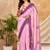 purple pink chocolate silk blend saree embellished border work (sfsrsk1010)