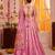 Light Pink Shimmer Zari Weaving Lehenga Choli with Dupatta