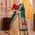 Cream Kanchipuram Silk Zari & Lace Lehenga Choli with Dupatta