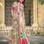 beige cotton blend digital print saree