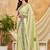 pista green chocolate silk blend saree embellished border work (sfsrsk1005)
