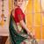 Cream Kanchipuram Silk Zari & Lace Lehenga Choli with Dupatta