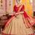 Cream Kanchipuram Silk Zari & Lace Lehenga Choli with Dupatta