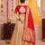 Cream Kanchipuram Silk Zari & Lace Lehenga Choli with Dupatta