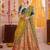 Light Orange Jacquard Silk Zari Work Lehenga Choli with Dupatta