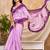 purple chocolate silk blend saree with embellished border (sfsrsk1001)