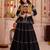 Black Cotton Mirror & Gamthi Work Lehenga Choli Set