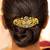 Elegant Crystal Hair Clip, Rhinestone Bridal Bun Accessory, Wedding Jewelry