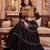 Black Cotton Mirror & Gamthi Work Lehenga Choli Set