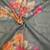 sea green pink shimmer handloom cotton blend digital print saree