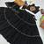 Black Cotton Mirror & Gamthi Work Lehenga Choli Set