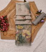 grey shimmer handloom cotton blend digital print saree (t sfshmr42)