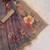 purple pink shimmer handloom cotton blend saree floral print