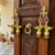handmade shubh labh parrot hanging decorative home entrance mandir wall hanging traditional decoration (pack of 2)