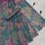teal shimmer handloom cotton blend saree floral print (t sfshmr38)