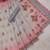 pink white shimmer handloom cotton blend saree floral print (t sfshmr37)