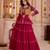 Pink Cotton Mirror & Gamthi Work Lehenga Choli Set