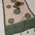 beige green shimmer handloom cotton blend saree with floral print (t sfshmr35)