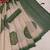 beige green shimmer handloom cotton blend saree with floral print (t sfshmr35)