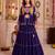 Purple Cotton Mirror & Gamthi Work Lehenga Choli Set