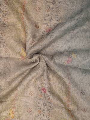 sea green pink shimmer handloom cotton blend digital print saree 5
