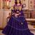 Purple Cotton Mirror & Gamthi Work Lehenga Choli Set