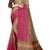 grey pink shimmer handloom cotton blend digital print saree