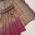 grey pink shimmer handloom cotton blend digital print saree