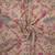 pink shimmer handloom cotton blend saree with floral print