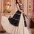 Cream Cotton Gamthi & Lace Work Lehenga Choli Set