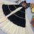 Cream Cotton Gamthi & Lace Work Lehenga Choli Set