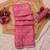 women's pink magenta shimmer handloom cotton saree - bandhani paisley print