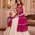 Cream Cotton Gamthi Work Lehenga Choli Set