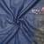 blue shimmer handloom cotton blend saree ombre floral print