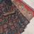 blue pink shimmer handloom cotton blend digital print saree