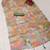 multicolor shimmer handloom cotton blend saree abstract floral print