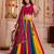 Multicolor Cotton Mirror Embroidered Lehenga Choli with Dupatta