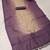 purple mauve shimmer handloom cotton blend saree with ombre plain to print
