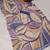 beige purple shimmer handloom cotton blend saree with abstract swirl print (t sfshmr5)