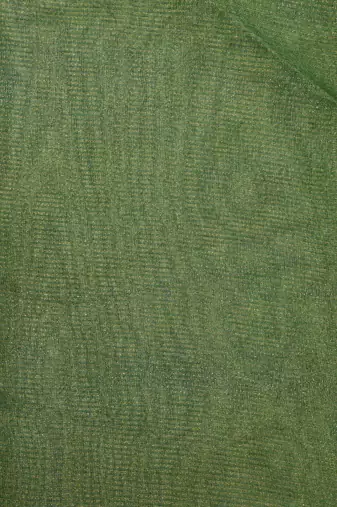 mint green shimmer handloom cotton blend saree floral border print