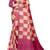 pink beige shimmer handloom cotton blend saree check box print (t sfshmr8)