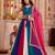 Multicolor Cotton Mirror Embroidered Lehenga Choli with Dupatta