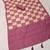 pink beige shimmer handloom cotton blend saree check box print (t sfshmr8)