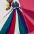 Multicolor Cotton Mirror Embroidered Lehenga Choli with Dupatta