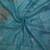 turquoise blue shimmer handloom cotton blend saree abstract floral print