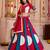 Multicolor Cotton Gamthi Work Lehenga Choli with Dupatta