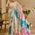 beige shimmer handloom cotton blend digital print saree (sfshmr49)