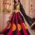 Multicolor Cotton Gamthi Work Lehenga Choli with Dupatta